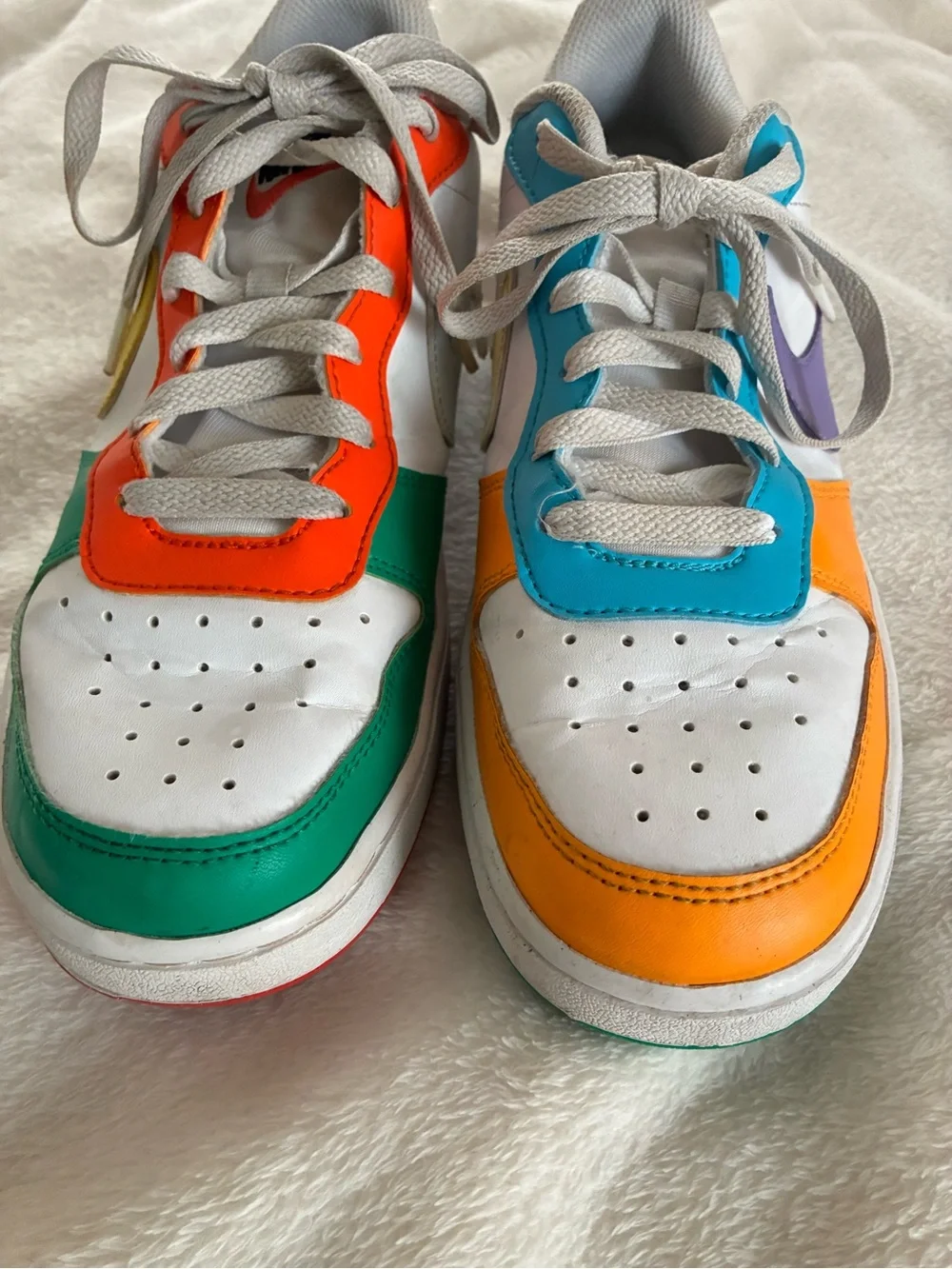 Nike Court Borough Low Recraft Big Kids' Shoes size 7Y FQ8373-902
